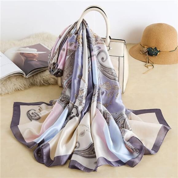 Satin Scarf Fashion Lightweight 04